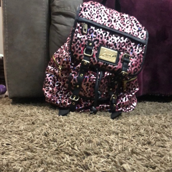 Juicy Couture
Burnout Sequin Pink & Black Backpack main image 3